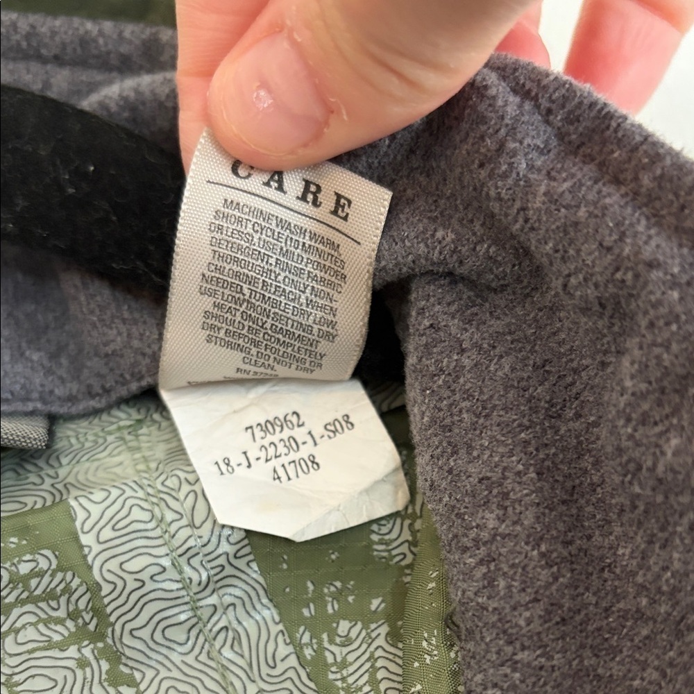 REI Kids XL Olive Windbreaker Jacket - Picture 3 of 11